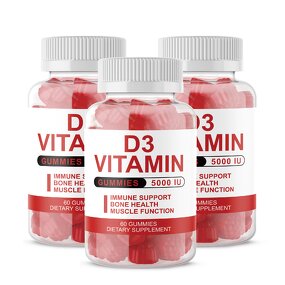 Vitamin D3 Gummies Manufacturer - 5000IU Natural Berry Flavor 180 Count