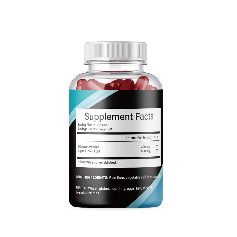 Dihydroberberine Capsules Manufacturer - HUAQING OEM 300mg with Alpha Lipoic Acid