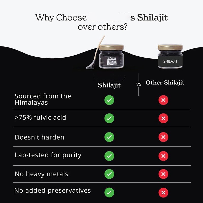 In Stock Food Grade Resin Shilajit with Bilberry Extract Vitamin OEM Brand
