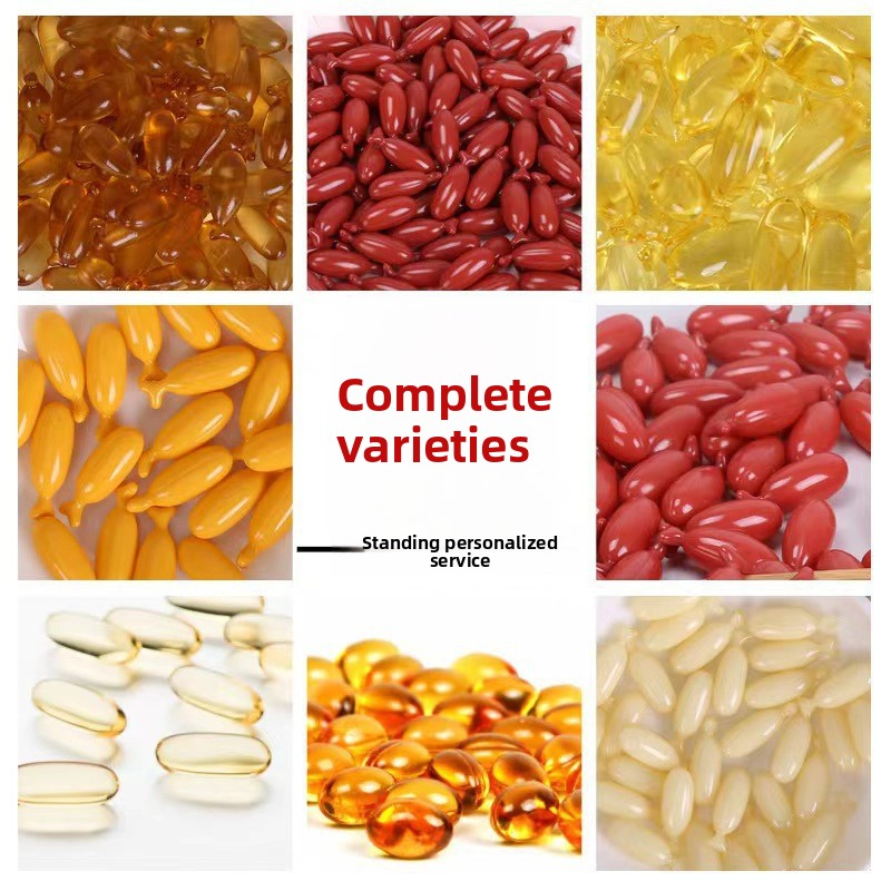 OEM Custom Soft Capsule Processing with Grape Seed Gummy Collagen Gel Antioxidant