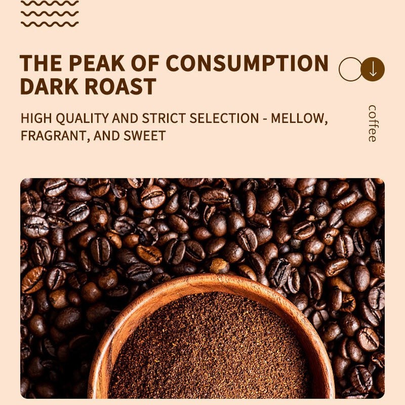 Factory Direct TK Amazon Cross-Border 360g Happy Coffee Powder for Adults