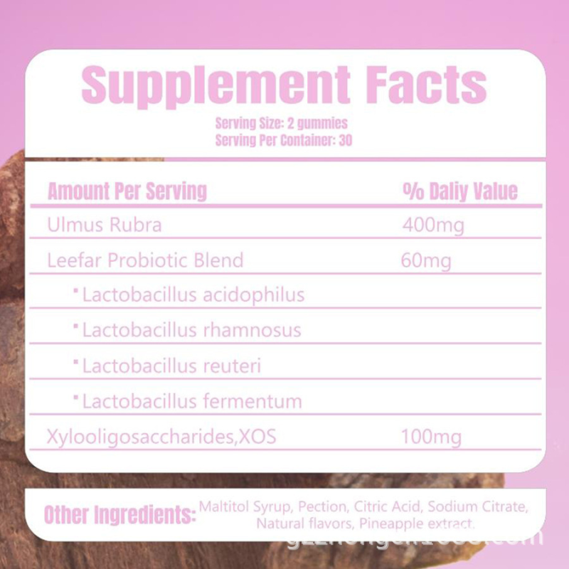 ODM OEM Bulk Slippery Elm Extract Vitamin E Female Probiotics Supplement