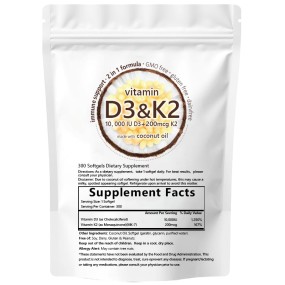 Amazon Hot Cross-Border Vitamin D3 K2 Softgels for Adults Newborns