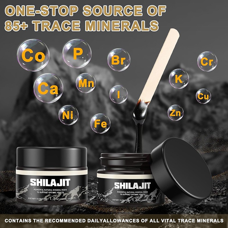 Source Factory OEM Resin Shilajit Gummy Candy Herbal Supplements for Adults
