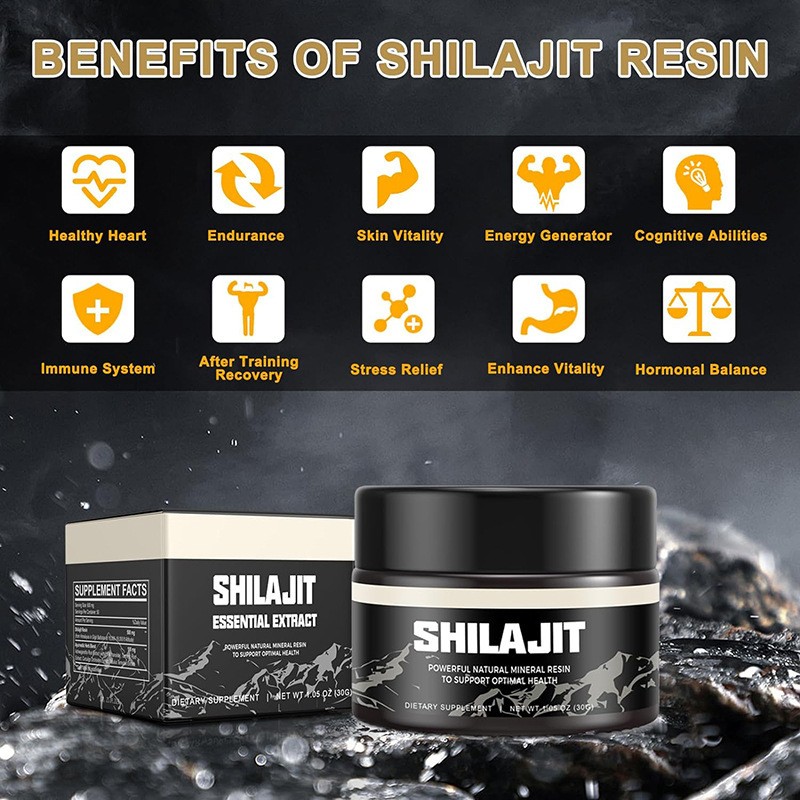 Source Factory OEM Resin Shilajit Gummy Candy Herbal Supplements for Adults