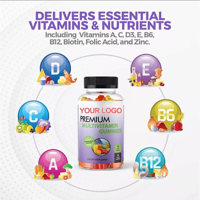 Factory Wholesale OEM Vitamin D3 Capsules for Heart Immune Health D3 K2 Softgels