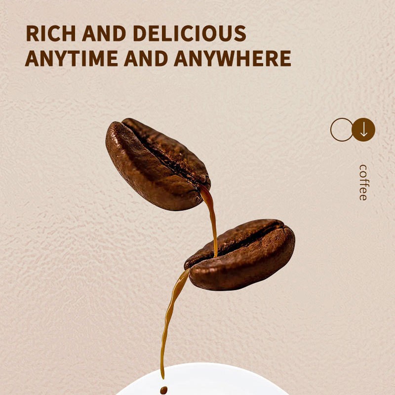 Factory Direct TK Amazon Cross-Border 360g Happy Coffee Powder for Adults