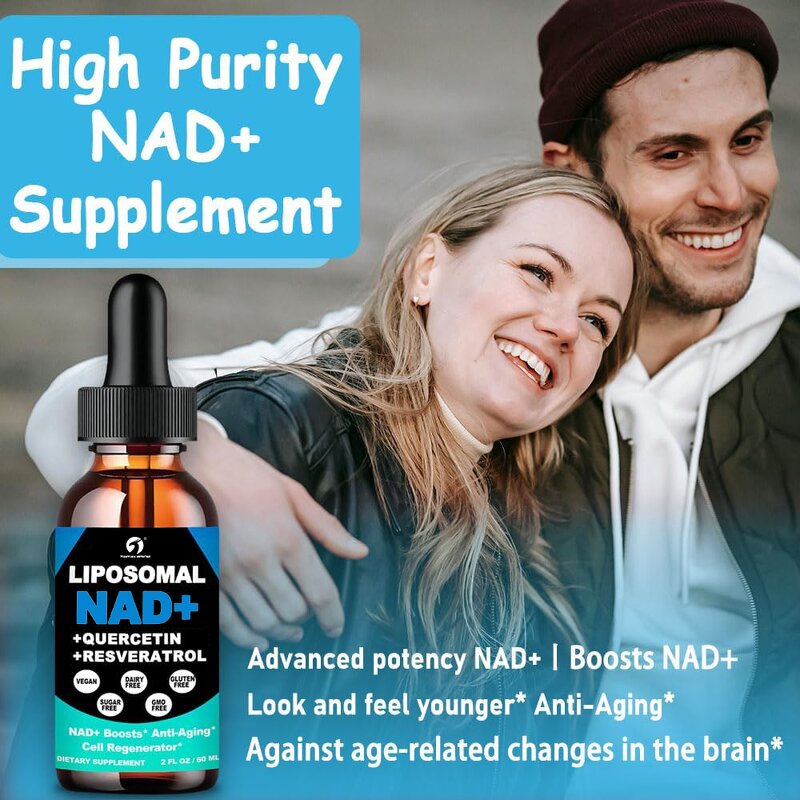 NAD Liquid Supplement - Manufacturer OEM 900mg Liposomal Resveratrol Cell Regen