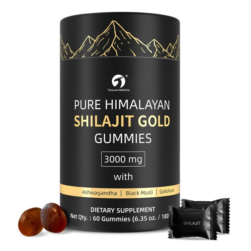 Shilajit Gummies - Manufacturer OEM Wholesale Gold Fulvic Acid Energy Immune