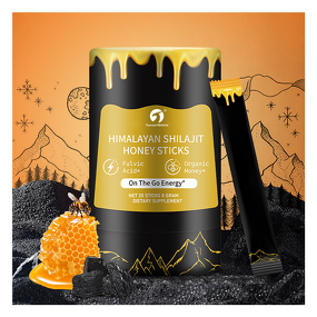 Shilajit Honey Sticks - Manufacturer Fulvic Acid Organic Honey Herbal Supplement
