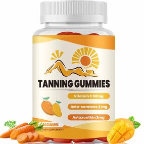Tanning Gummies - Manufacturer Tianyuan Women Beta-carotene Lycopene Astaxanthin