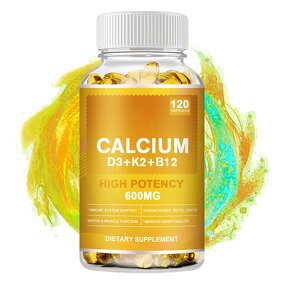 Calcium D3 K2 B12 - Manufacturer Tianyuan 600mg High Potency Immunity Improve