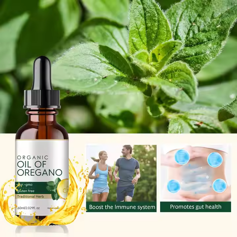 Oregano Oil Drops - Manufacturer Tianyuan Organic Immune Detox Intestinal Health