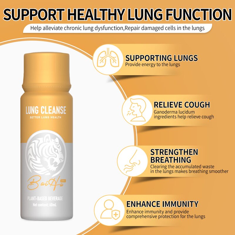 Lung Detox Drops - Manufacturer OEM Natural Organic Herbal Extract Lung Health