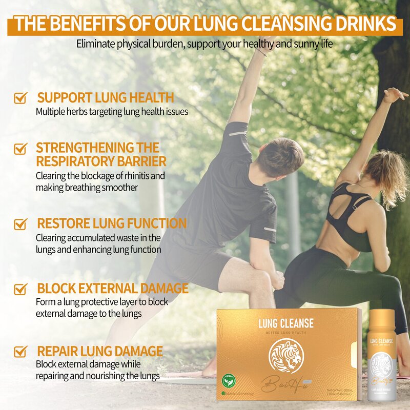 Lung Detox Drops - Manufacturer OEM Natural Organic Herbal Extract Lung Health