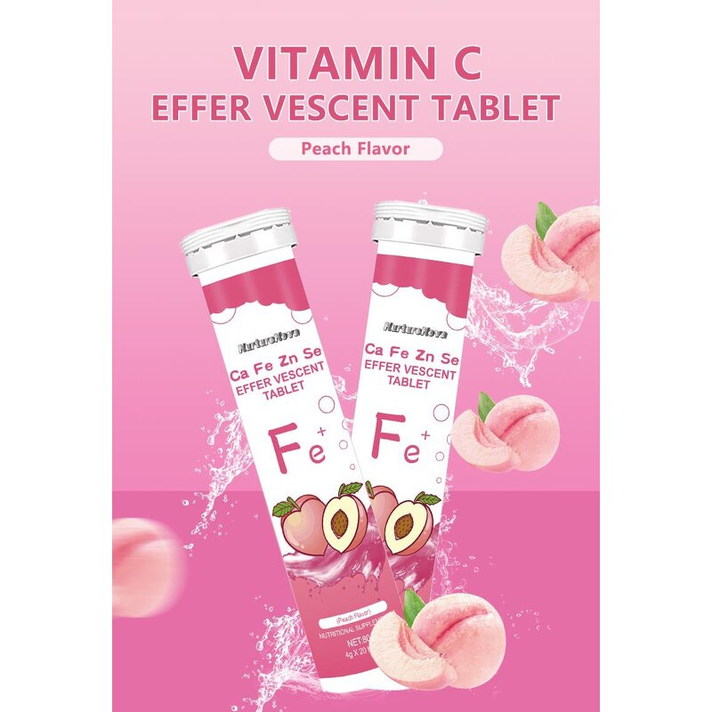 Multivitamin Effervescent Tablets - Manufacturer VC Calcium Iron Zinc Magnesium Adult Kids