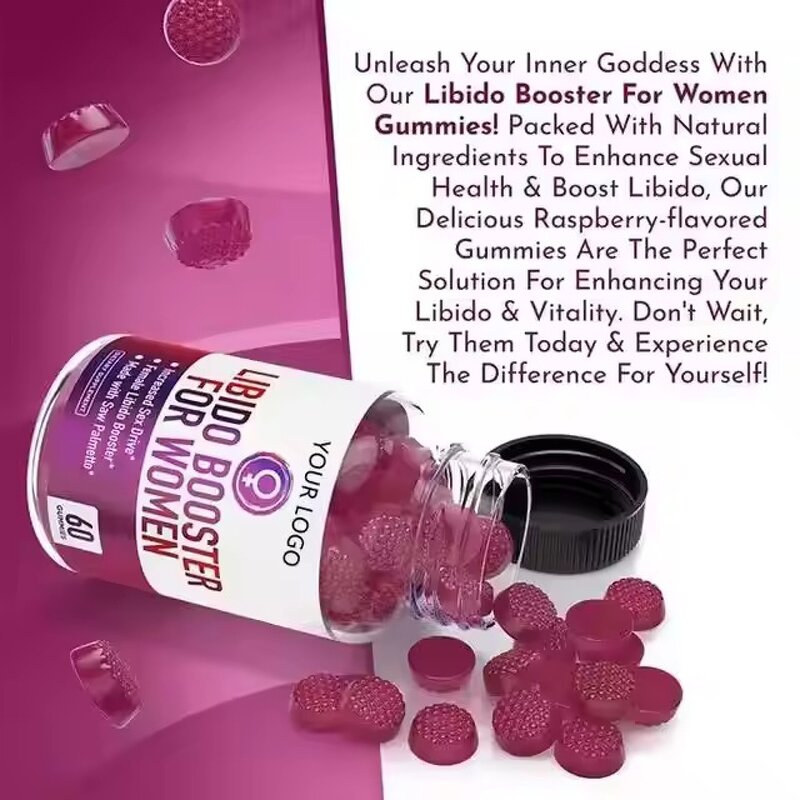 Libido Booster Gummies - Manufacturer OEM Women Men Saw Palmetto Natural Herb