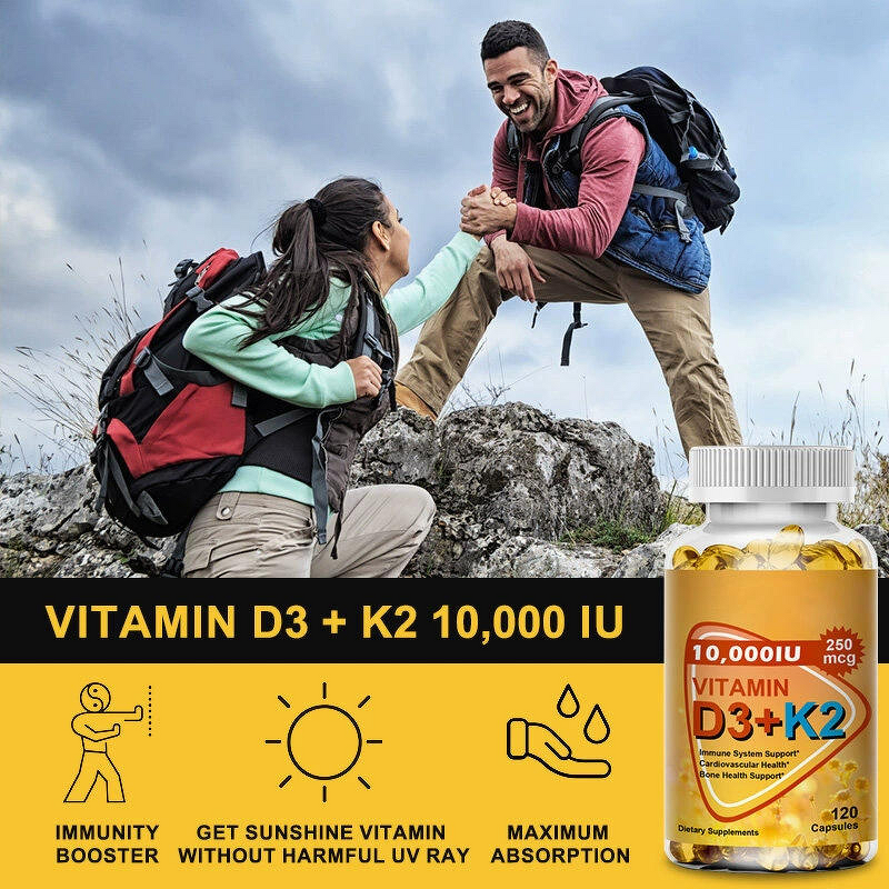 Vitamin D3 K2 Softgels - Manufacturer Tianyuan Bone Health Muscle Function