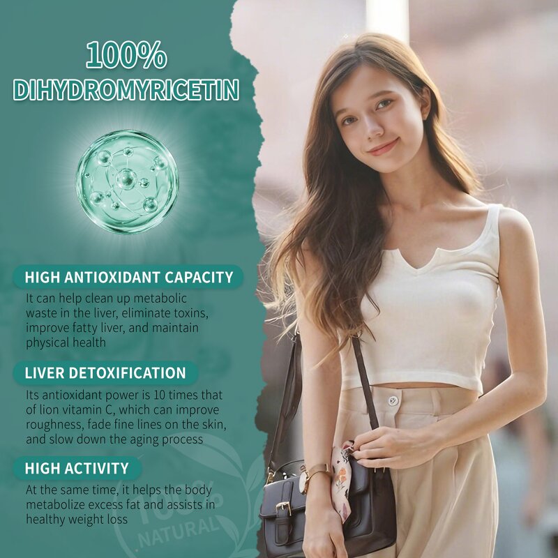 Green Tea Extract Capsules - Manufacturer Dihydromyricetin Liver Detox Antioxidant