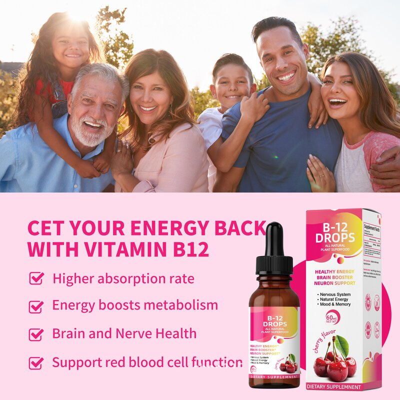 Vitamin B12 Drops - Manufacturer Tianyuan Organic Cheery Brain Blood Recovery