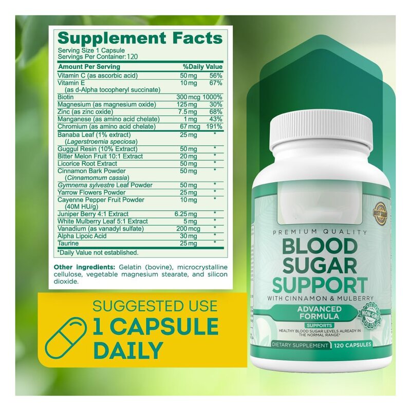 Herbal Supplement Capsule - Manufacturer OEM Cinnamon Mulberry Hawthorn Garlic