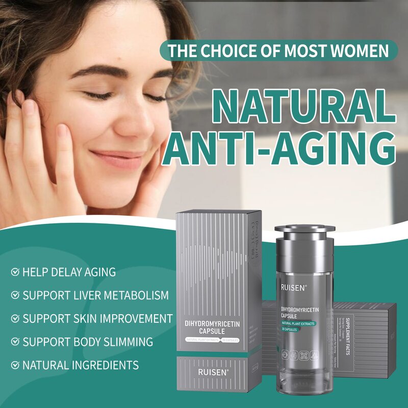 Green Tea Extract Capsules - Manufacturer Dihydromyricetin Liver Detox Antioxidant