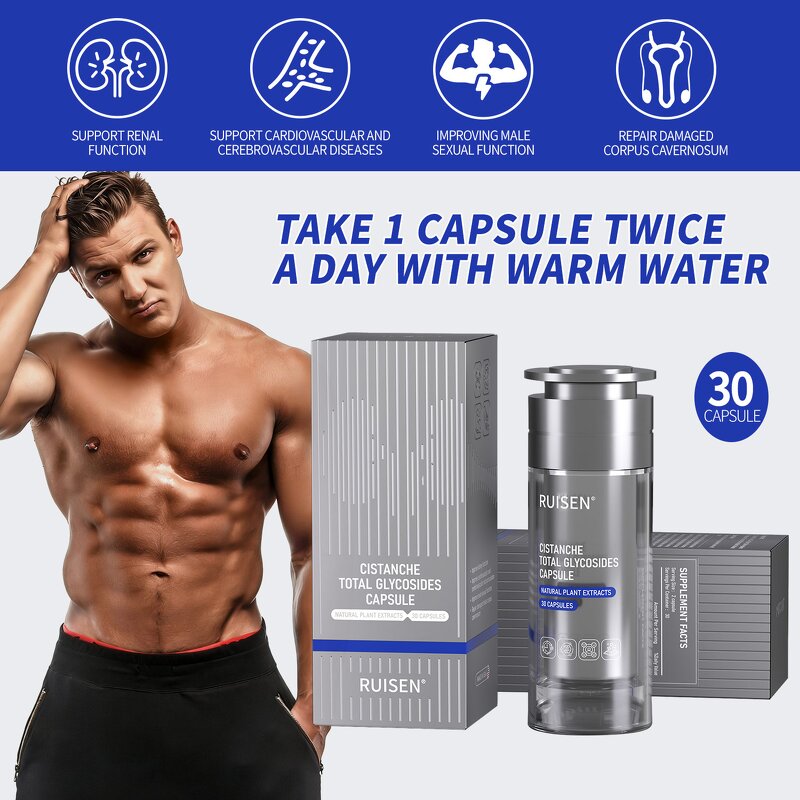 Kidney Health Capsule - Manufacturer OEM Cistanche Tubulosa Male Energy Stamina