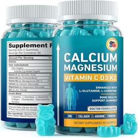 Calcium Gummies - Manufacturer OEM Herbal Bone Strength D3 K2 Magnesium