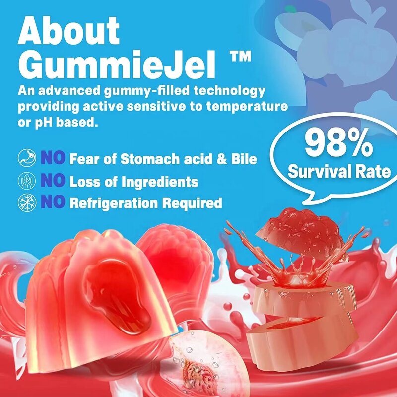 Probiotic Gummies Manufacturer - Best Selling Vegan 50 Billion CFU for Digestion