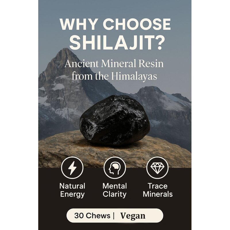 Shilajit Taffy Soft Chews Manufacturer - Himalayan for Energy Immune Focus 30 Count