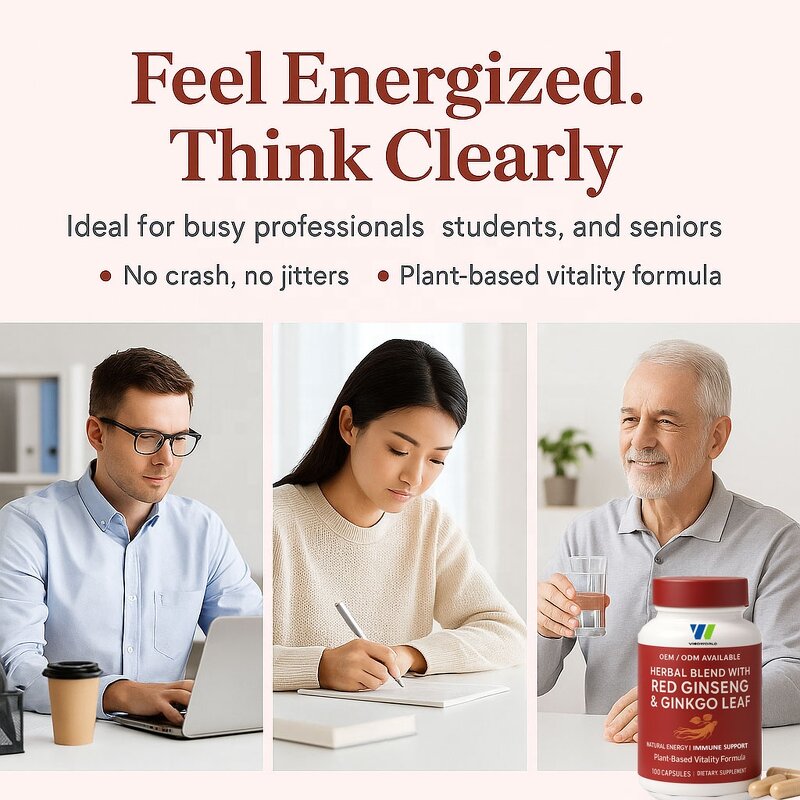 Veggie Superfood Capsules Manufacturer - Vigoworld with Panax Ginseng Ginkgo Biloba