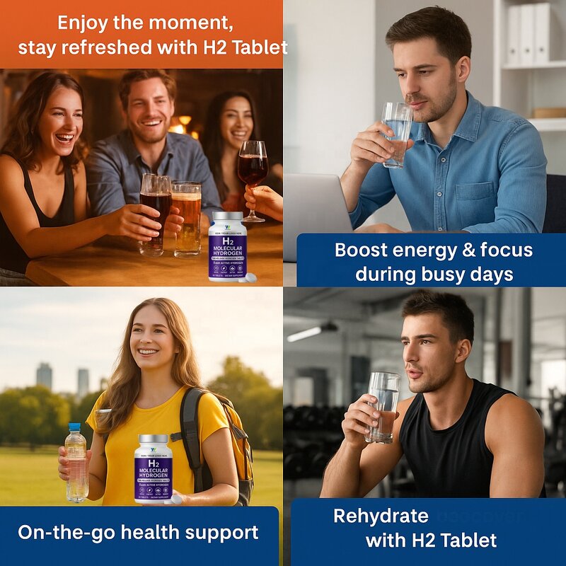 Hydrogen Tablets Manufacturer - Vigoworld Magnesium Based Effervescent for Brain Focus