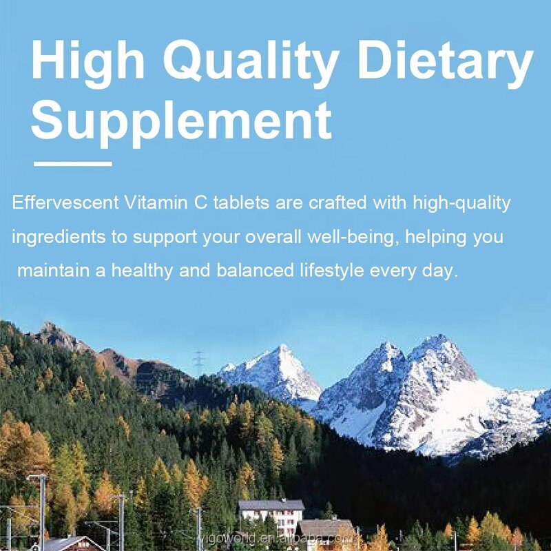 Vitamin C Effervescent Tablets Manufacturer - Vigo 1000mg Gluten-Free for Adult & Children