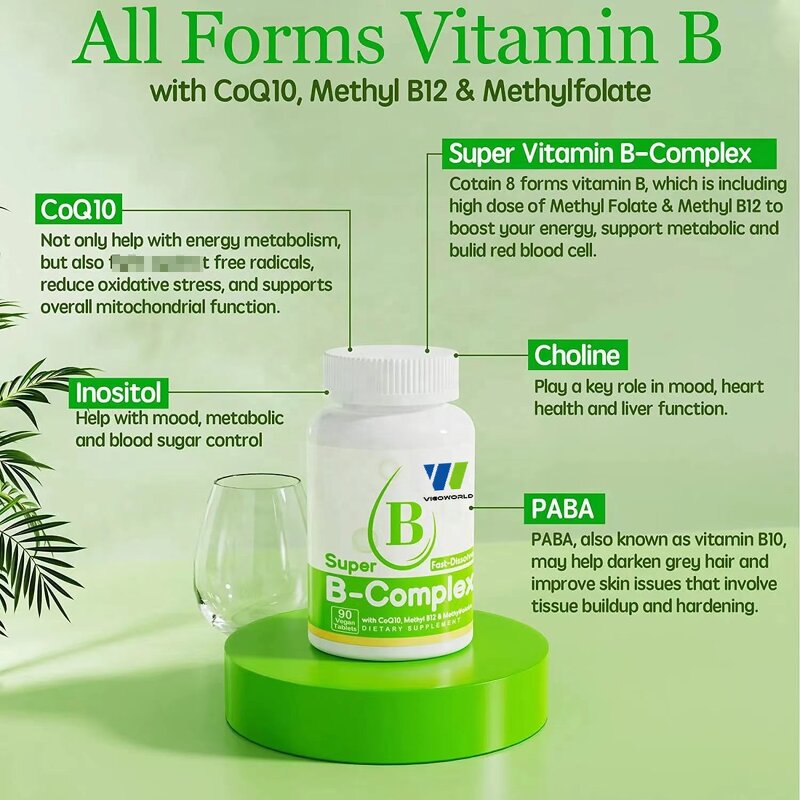Vitamin B Complex Tablets Manufacturer - Fast Dissolving Sublingual for Energy
