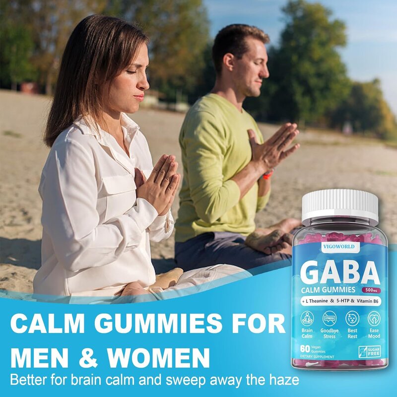 GABA Gummies Manufacturer - Vigo 500 mg Sugar-Free with L Theanine 5-HTP for Calm