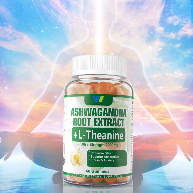 Ashwagandha Gummies Manufacturer - Natural with L-Theanine & Lemon Balm for Mood & Energy