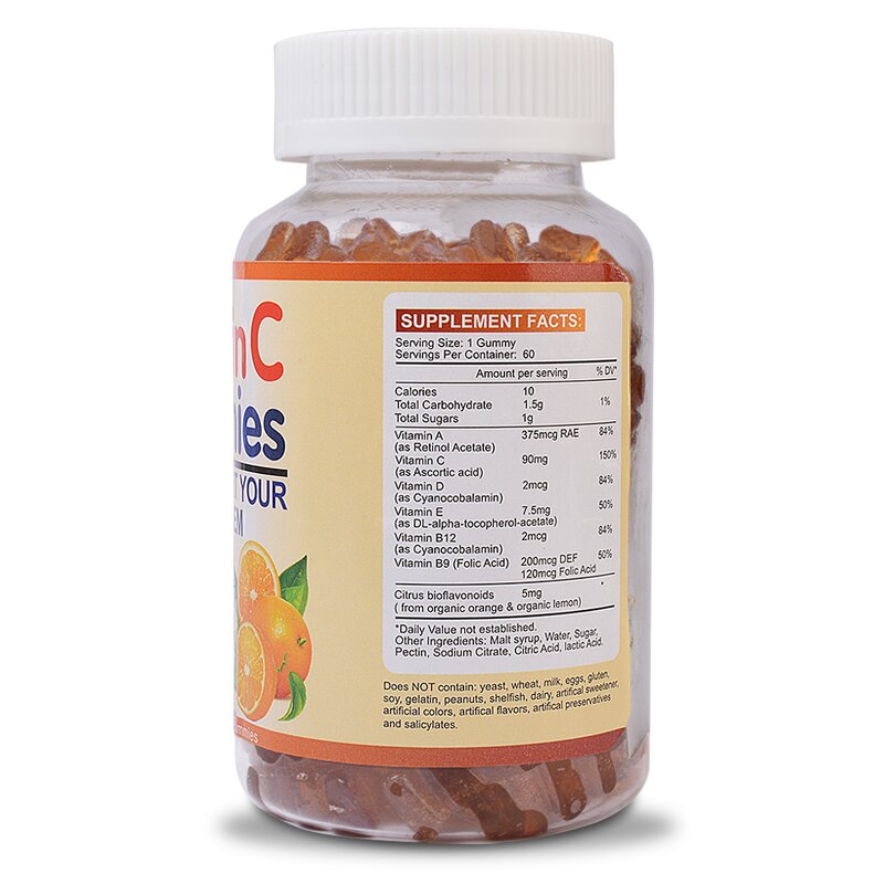 Liposomal Vitamin C Gummies Manufacturer - OEM 90 mg for Kids Boost Immunity