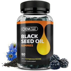 Black Seed Oil Gummies Manufacturer - With Honey for Hair Growth & Immune Support