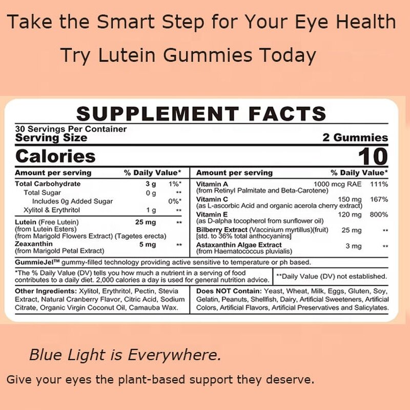 Eye Vitamin Gummies Manufacturer - Vigo with Lutein & Zeaxanthin for Vision Support