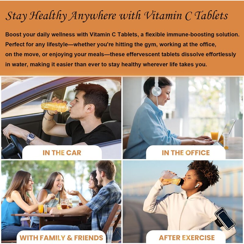 Vitamin C Effervescent Tablets Manufacturer - Vigo 1000mg Gluten-Free for Adult & Children