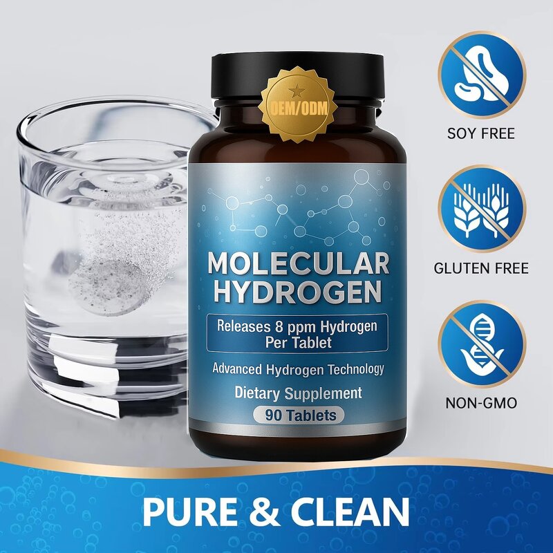 Molecular Hydrogen Tablets Manufacturer - Vigo OEM H2 8 PPM for Brain & Energy