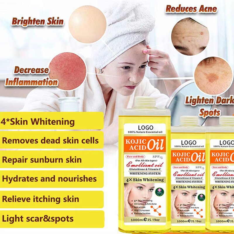 VC Oil - Manufacturer Private Label 1000ml Skin Lightening Anti-Aging Moisturizing