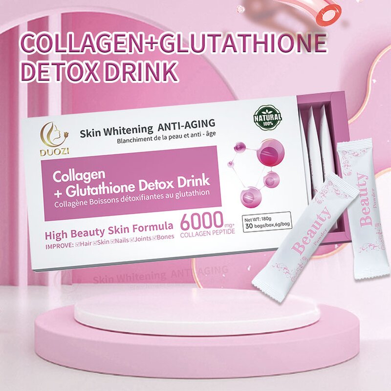Collagen Powder Drink - Manufacturer OEM 6000mg Skin Whitening Beauty Bulk