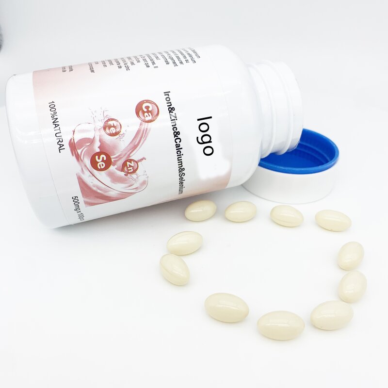 Zinc Softgel - Manufacturer OEM Customized Lron Calcium Selenium Skin Whitening