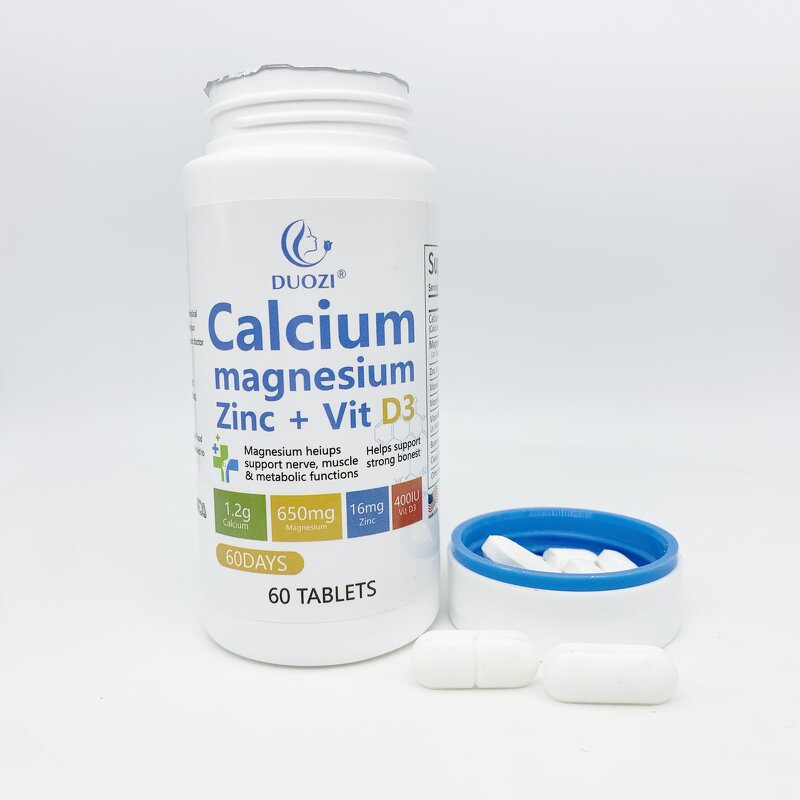 Calcium Tablet - Manufacturer OEM Duozi Chewable Vitamin D3 Magnesium Zinc