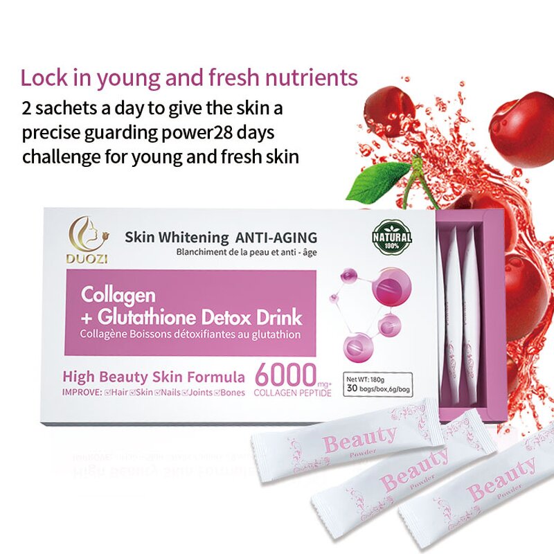 Collagen Gluta Detox Drink - Manufacturer OEM Bird Nest Peptide Liquid Powder