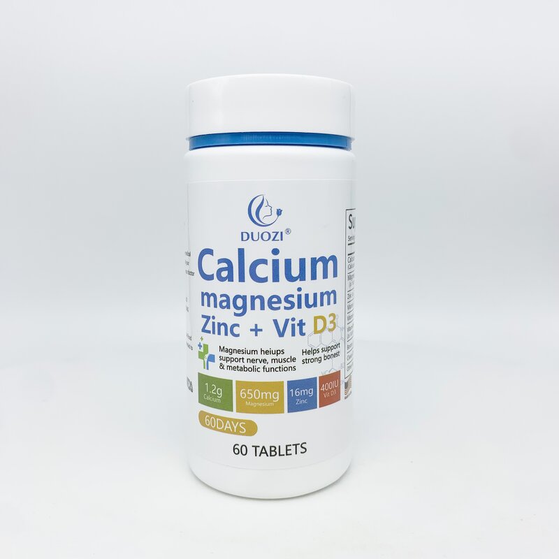 Calcium Tablet - Manufacturer OEM Duozi Chewable Vitamin D3 Magnesium Zinc