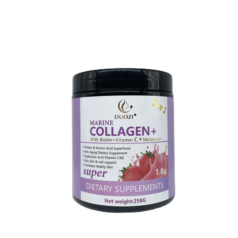 Marine Collagen Powder - Manufacturer OEM Duozi Hydrolyzed Skin Tone Peptide