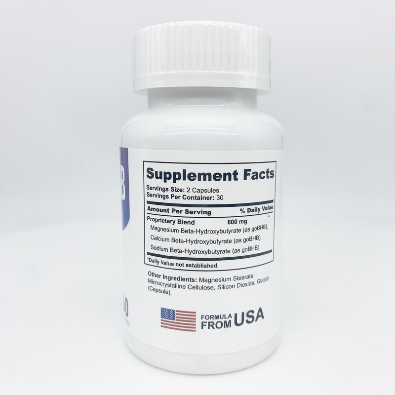 BHB Capsule - Manufacturer OEM Candy Gluten Free Support Pills Food Spplement