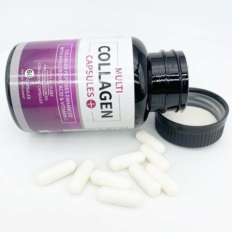 Collagen Capsules - Manufacturer OEM 4 Sources Hyaluronic Acid Vitamin C
